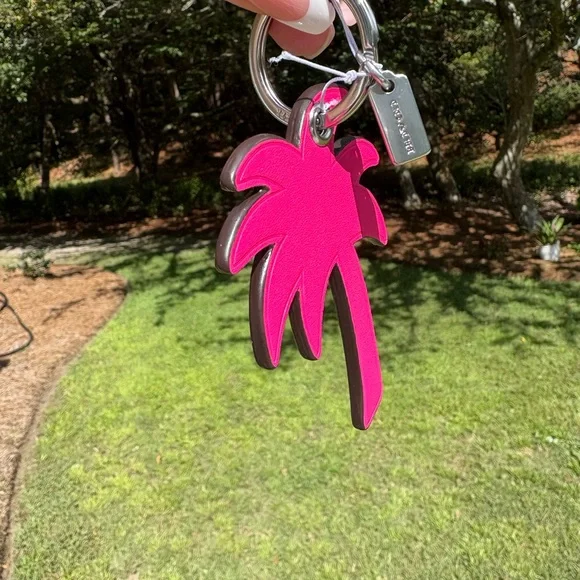 Coach Dragon Fruit Pink Keychain - Picture 2 of 6